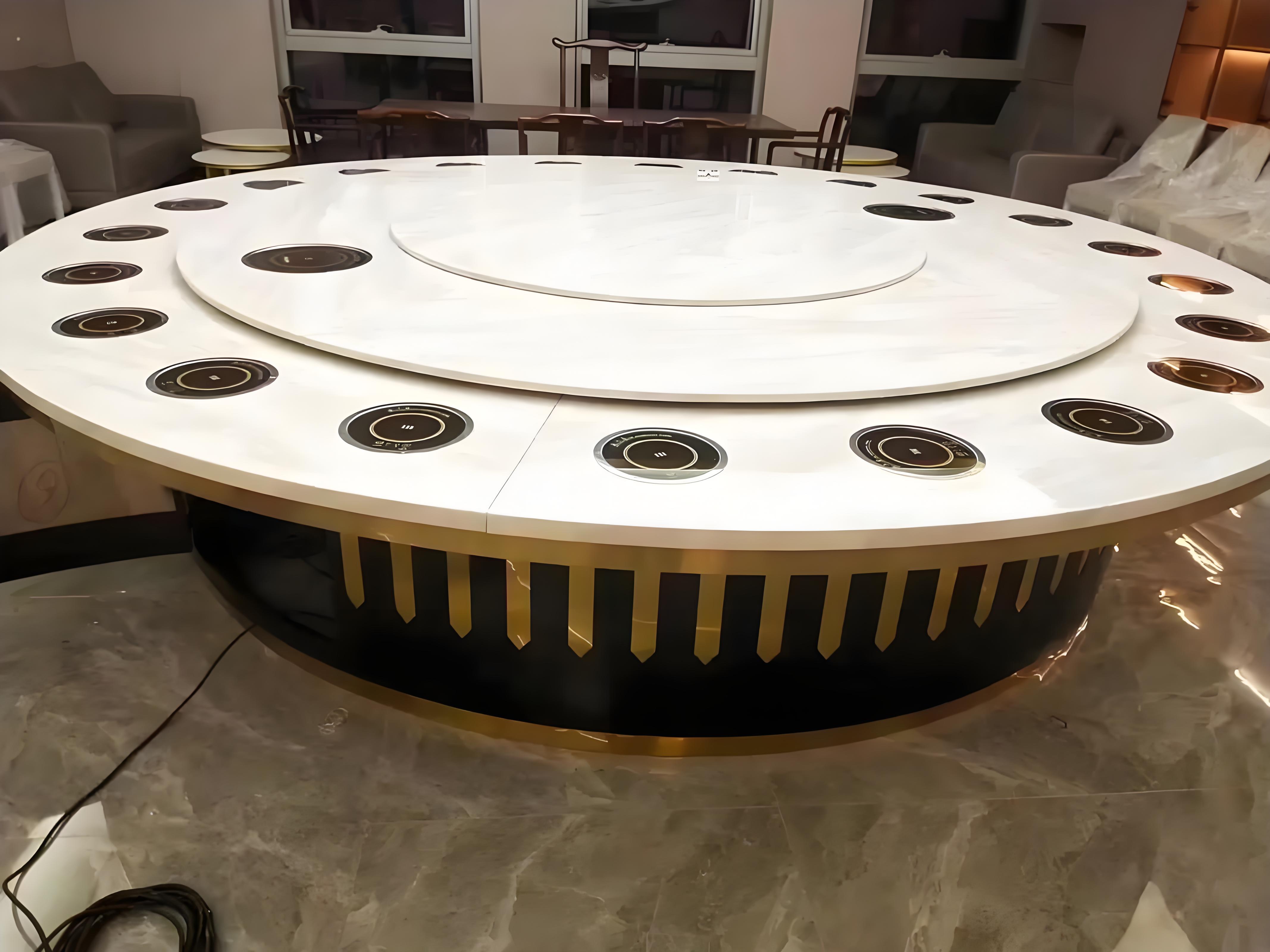 运城市旋转火锅桌中餐桌 - 推荐